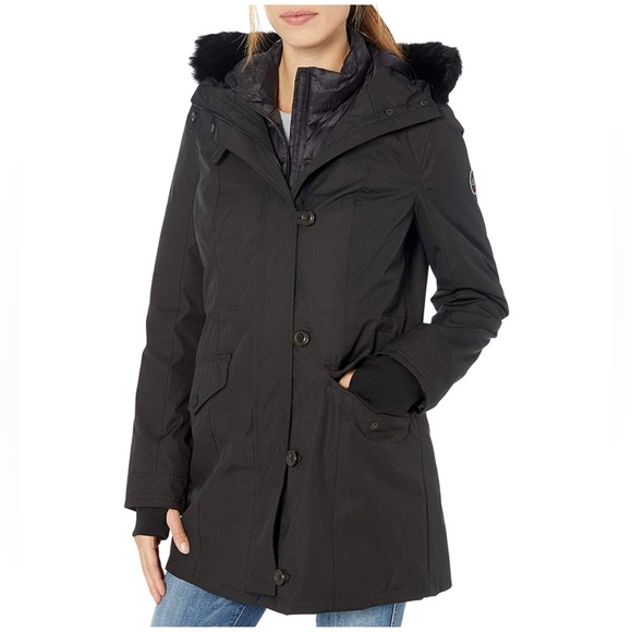 NWT UGG Adirondack Parka Ladies 3 in 1 Jacket & Down Vest Sz Sm - Picture 7 of 16